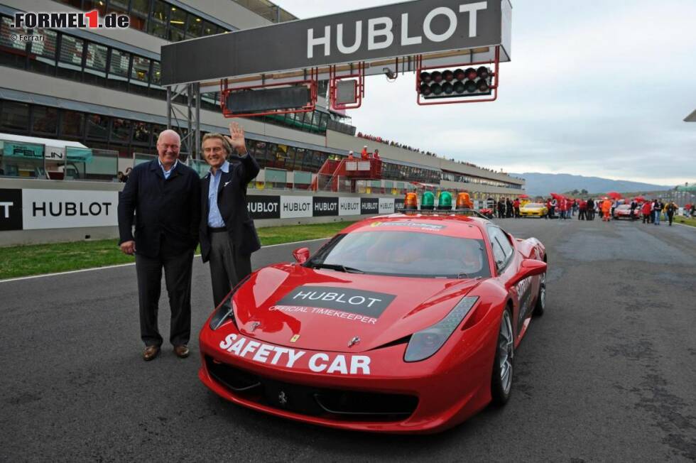 Foto zur News: Luca di Montezemolo gibt den Hublot-Deal bekannt