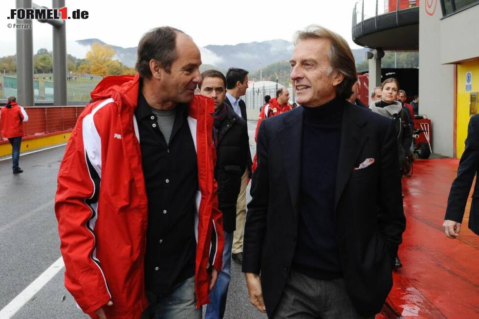 Foto zur News: Gerhard Berger und Luca di Montezemolo