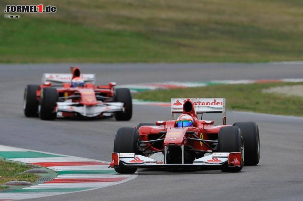 Foto zur News: Giancarlo Fisichella und Marc Gene