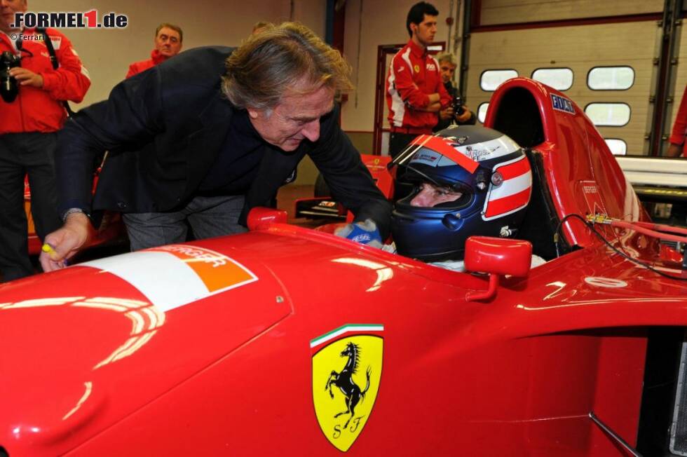 Foto zur News: Gerhard Berger im Ferrari 412 T2