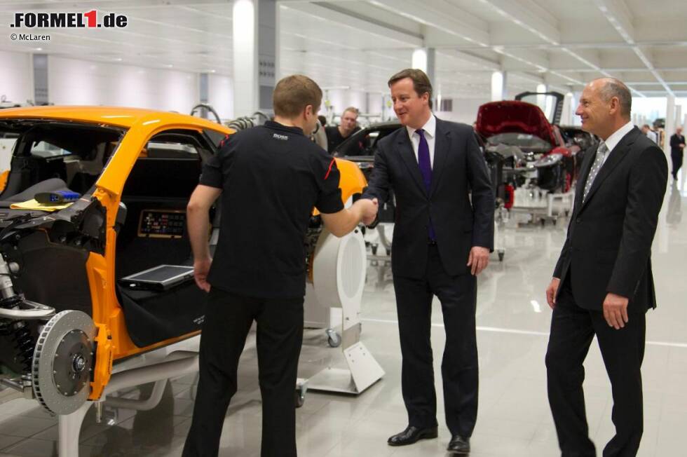 Foto zur News: Ron Dennis und Premierminister David Cameron