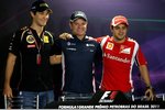 Gallerie: Bruno Senna (Renault), Rubens Barrichello (Williams) und Felipe Massa (Ferrari)