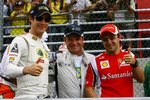 Gallerie: Brasilianer in Brasilien: Bruno Senna (Renault), Rubens Barrichello (Williams) und Felipe Massa (Ferrari)