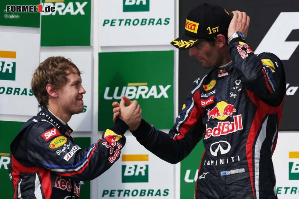 Foto zur News: Sebastian Vettel (Red Bull) und Mark Webber (Red Bull)