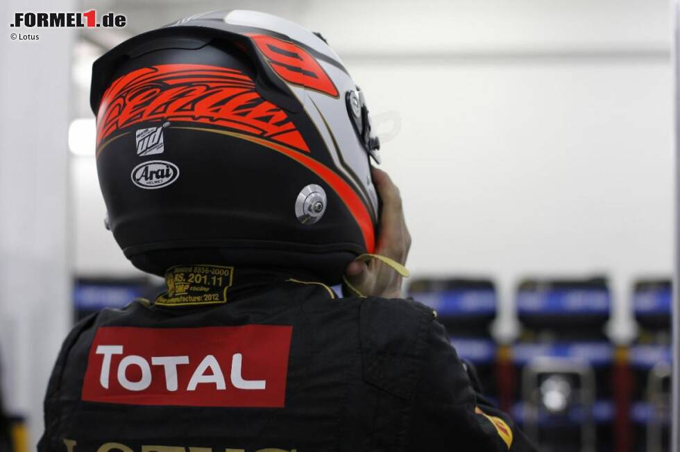 Foto zur News: Helm von Kimi Räikkönen (Lotus)