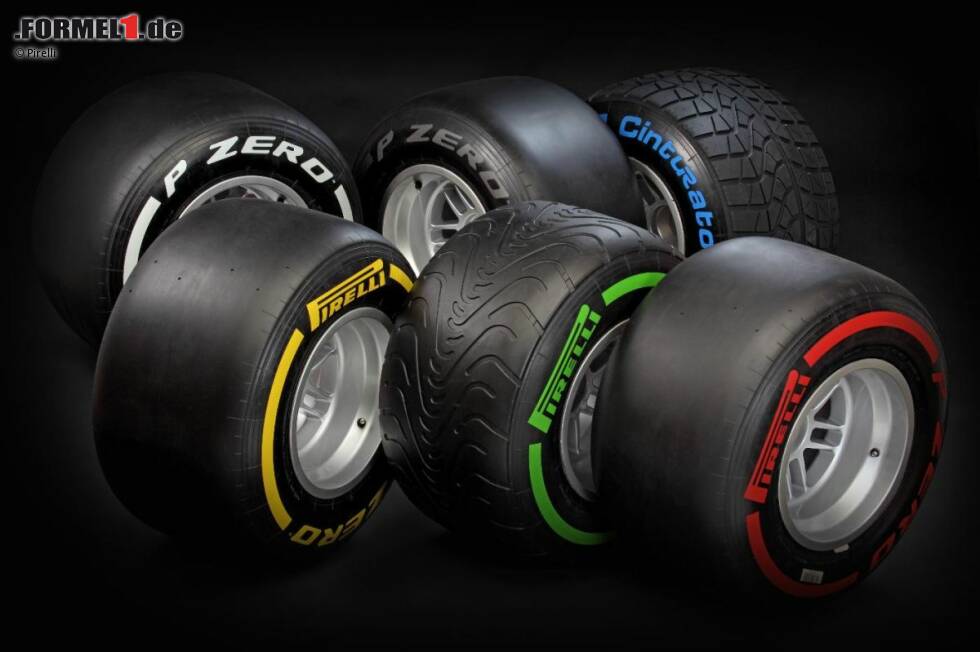 Foto zur News: Pirelli-Formel-1-Reifen für die Saison 2012