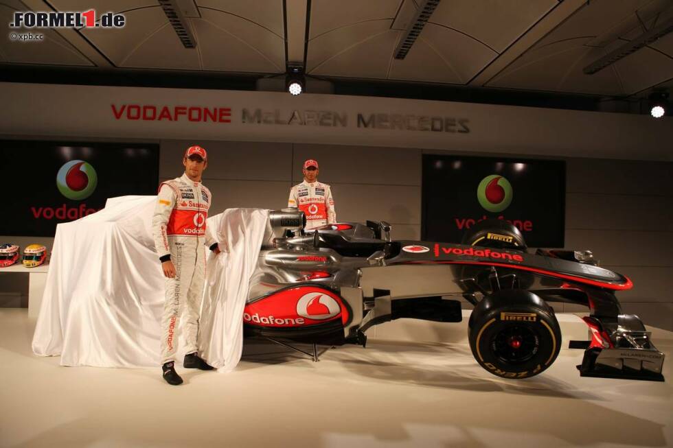 Foto zur News: Jenson Button und Lewis Hamilton (McLaren)