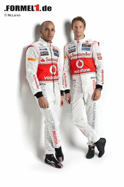 Foto zur News: Lewis Hamilton und Jenson Button (McLaren)