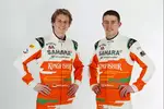 Foto zur News: Nico Hülkenberg und Paul di Resta (Force India)