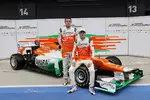 Foto zur News: Paul di Resta und Nico Hülkenberg (Force India)