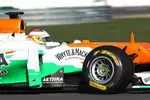 Foto zur News: Roll-out des Force India-Mercedes VJM05 mit Paul di Resta am Steuer