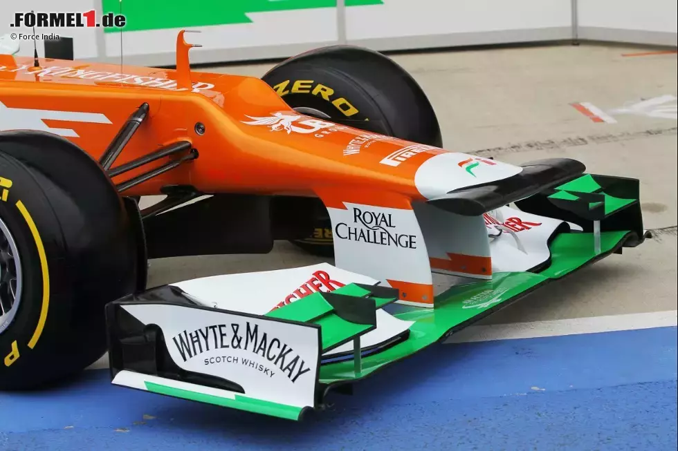 Foto zur News: Die Nase des Force India-Mercedes VJM05