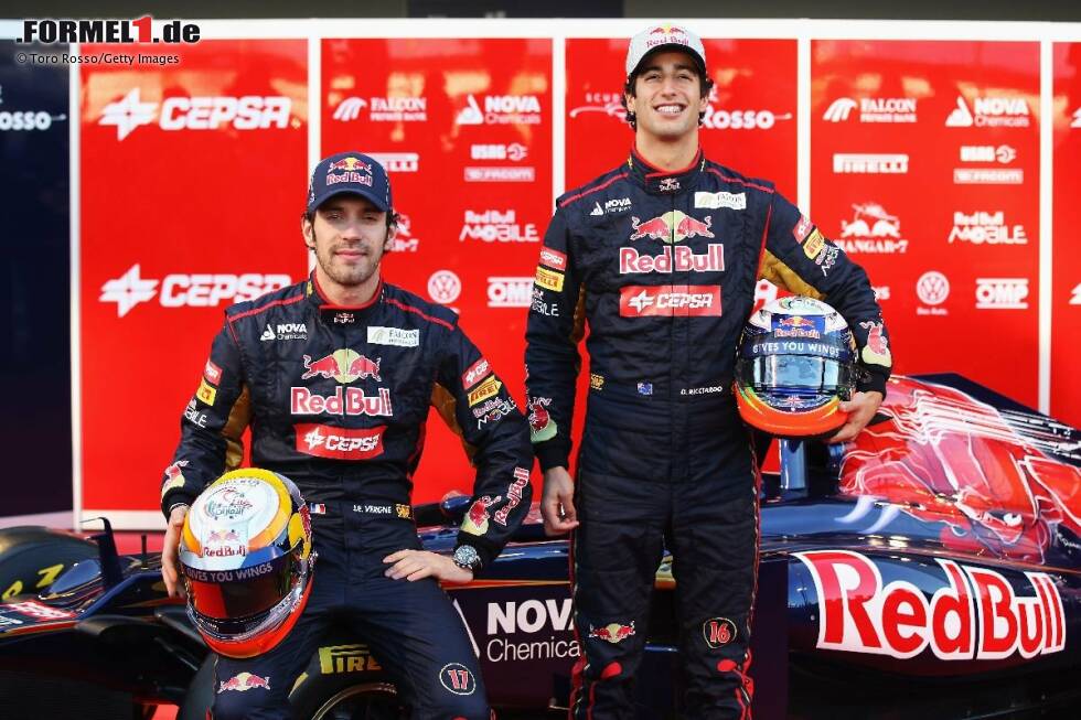 Foto zur News: Jean-Eric Vergne und Daniel Ricciardo (Toro Rosso)