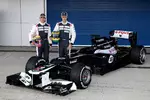 Foto zur News: Bruno Senna und Pastor Maldonado und der Williams-Renault FW34