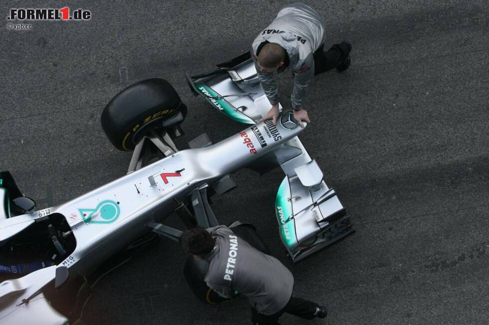 Foto zur News: Der Mercedes F1 W03