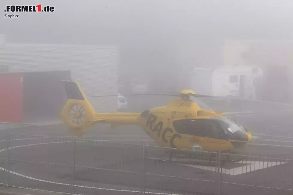 Foto zur News: Nebel bei den Testfahrten im sonst so sonnigen Spanien.