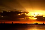 Foto zur News: Atmosphäre am Strand von St. Kilda, ein beliebter Schauplatz für Medientermine vor dem ersten Rennen