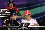 Foto zur News: Sebastian Vettel (Red Bull) und Jenson Button (McLaren)