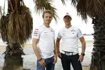 Foto zur News: Mercedes-Paar: Nico Rosberg und Michael Schumacher