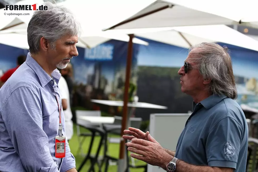 Foto zur News: Damon Hill und Jacques Laffite