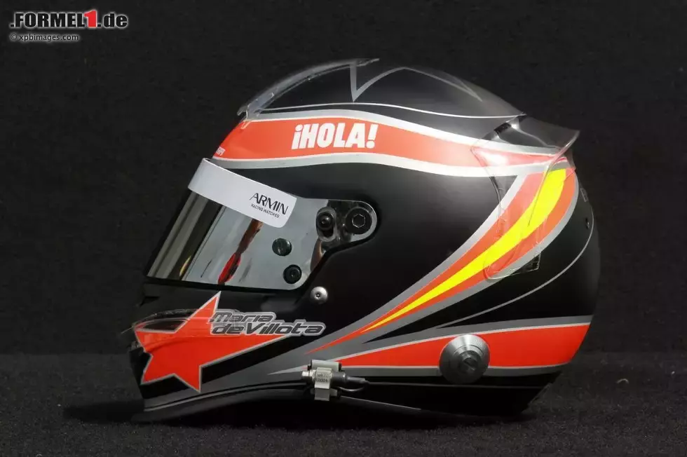 Foto zur News: Helm von Maria De Villota (Marussia)