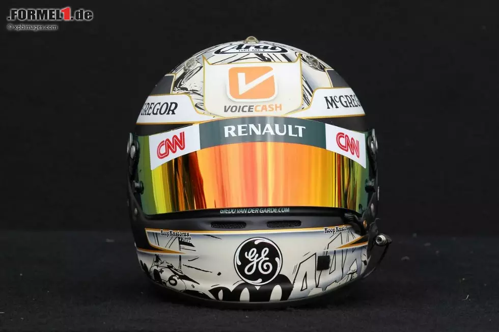 Foto zur News: Helm von Giedo van der Garde (Caterham)