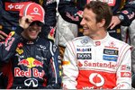 Gallerie: Sebastian Vettel (Red Bull) und Jenson Button (McLaren)