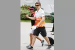 Foto zur News: Nico Hülkenberg (Force India) und Timo Glock (Marussia)