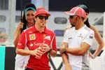 Foto zur News: Fernando Alonso (Ferrari) und Lewis Hamilton (McLaren)