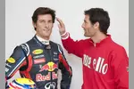 Foto zur News: Mark Webber (Red Bull) mit seiner Wachsfigur bei Madame Tussauds