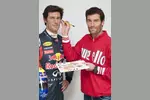 Foto zur News: Mark Webber (Red Bull) mit seiner Wachsfigur bei Madame Tussauds