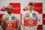 Foto zur News: Lewis Hamilton (McLaren) und Jenson Button (McLaren)