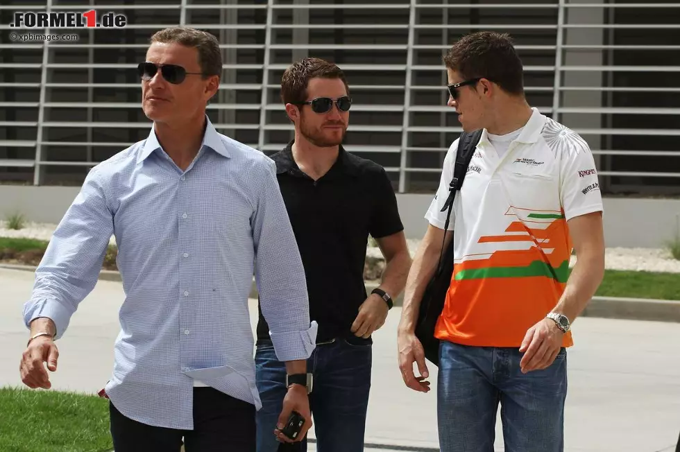 Foto zur News: David Coulthard (Mücke-Mercedes) und Paul di Resta (Force India)