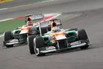 Foto zur News: Paul di Resta (Force India) und Nico Hülkenberg (Force India)