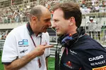 Foto zur News: Christian Horner (Teamchef) mit Peter Sauber