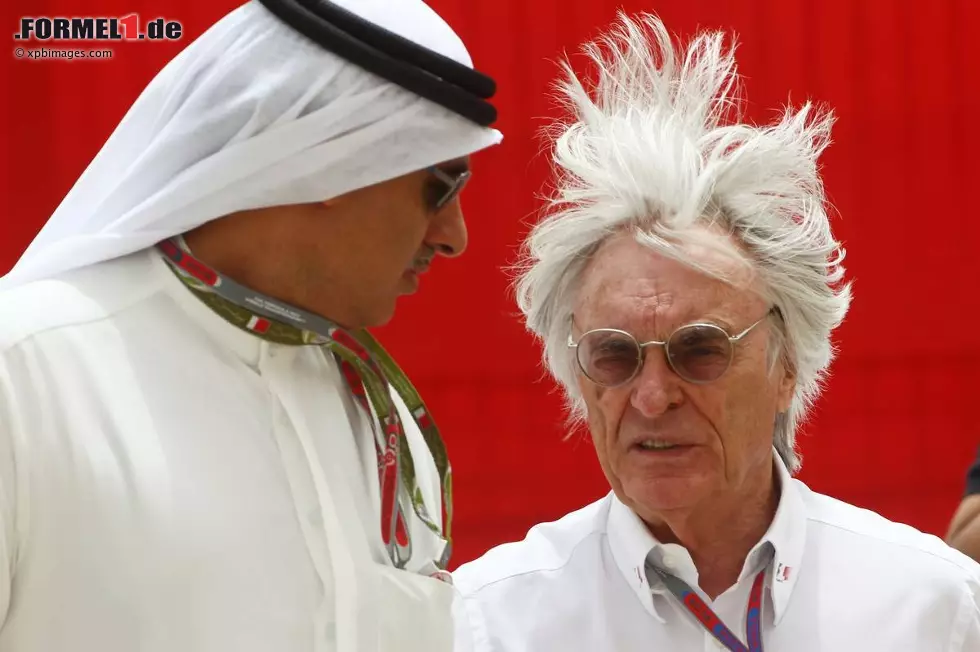 Foto zur News: Bernie Ecclestone (Formel-1-Chef): Nun hat der Formel-1-Boss angesichts des Rennens in Bahrain doch etwas Gegenwind...