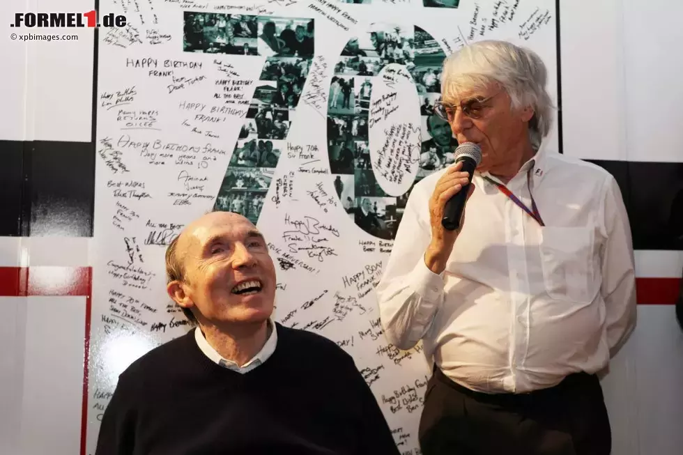 Foto zur News: Überraschungsparty zum 70. Geburtstag von Frank Williams