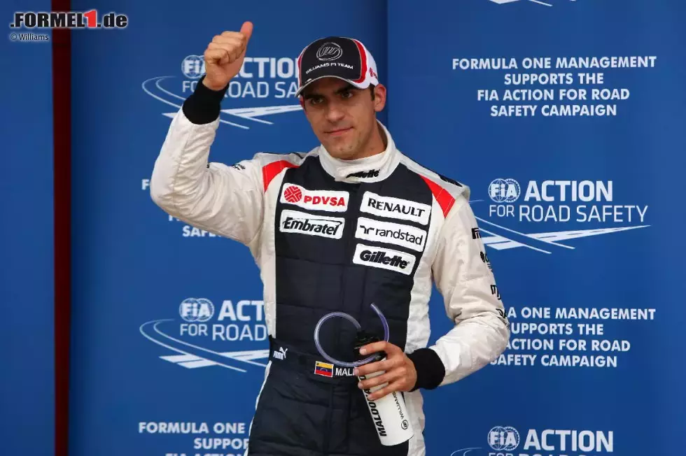 Foto zur News: Erste Pole-Position seiner Karriere: Pastor Maldonado (Williams)