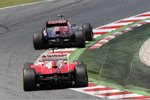 Gallerie: Jean-Eric Vergne (Toro Rosso) und Felipe Massa (Ferrari) - der Brasiliener hatte im Rennen wieder einmal keine Chance.