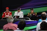 Gallerie: Fernando Alonso (Ferrari), Pastor Maldonado (Williams) und Kimi Räikkönen (Lotus)