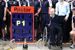 Foto zur News: Frank Williams (Teamchef) und Pastor Maldonado (Williams)