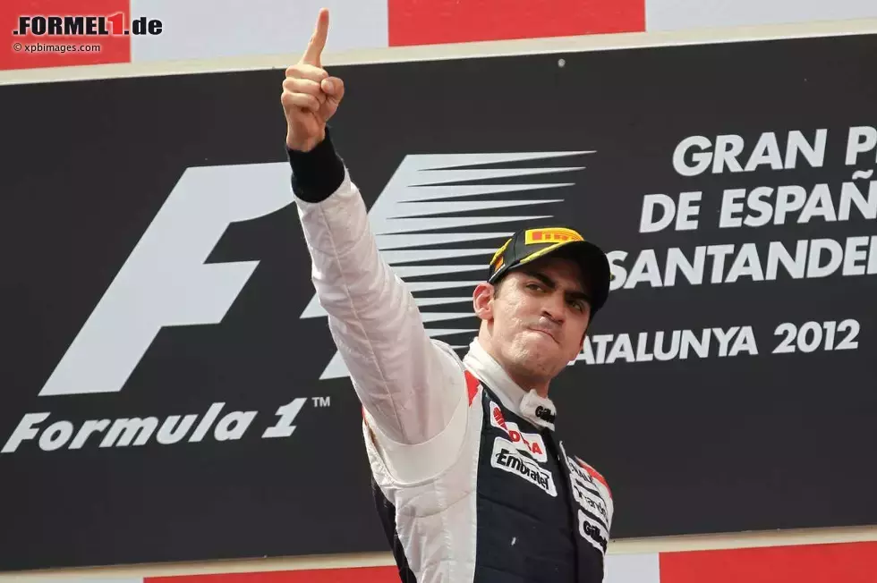 Foto zur News: Der strahlende Sieger: Pastor Maldonado (Williams)