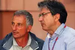 Foto zur News: Riccardo Patrese und Bernie Ecclestones &quot;rechte Hand&quot; Pasquale Lattuneddu