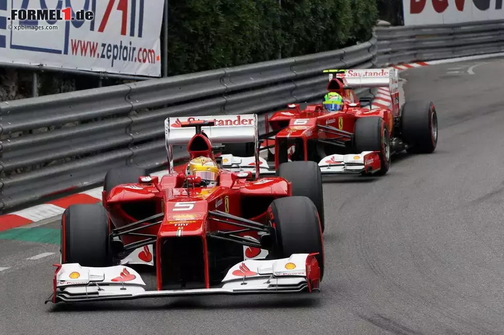 Foto zur News: Fernando Alonso (Ferrari) und Felipe Massa (Ferrari)