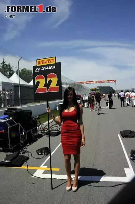 Foto zur News: Gridgirl von Pedro de la Rosa (HRT)