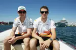 Foto zur News: Nico Hülkenberg (Force India) und Paul di Resta (Force India)