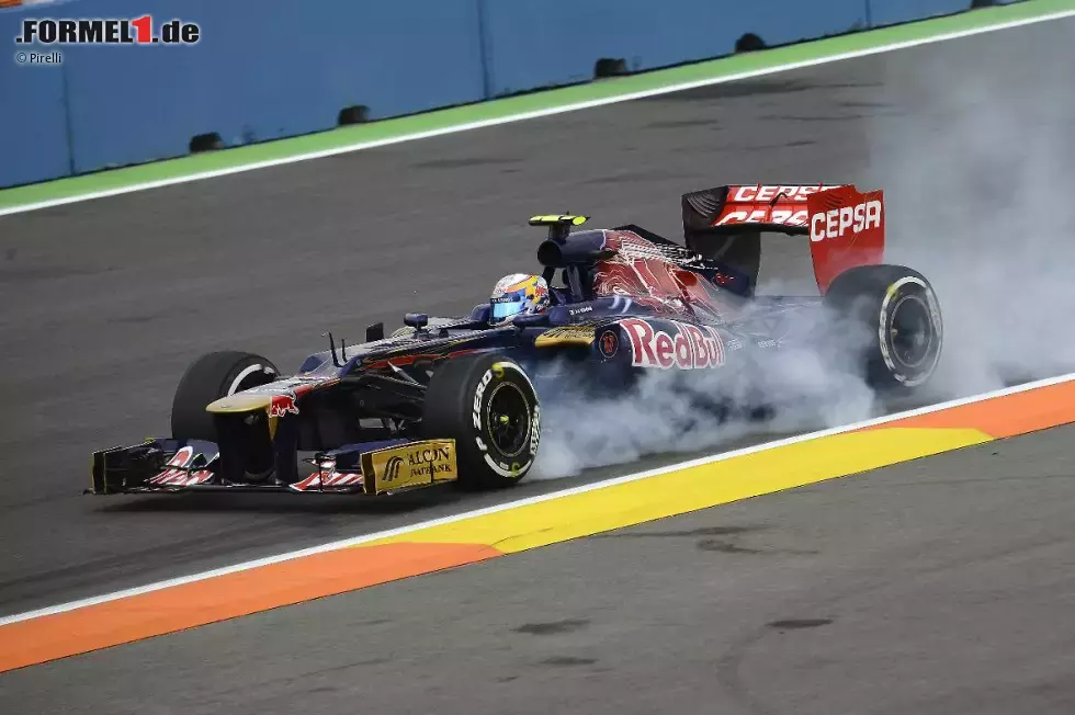 Foto zur News: Einer von vielen Verbremsern am Freitag: Jean-Eric Vergne (Toro Rosso)