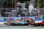 Gallerie: Paul di Resta (Force India), Nico Hülkenberg (Force India), Nico Rosberg (Mercedes) und Fernando Alonso (Ferrari)