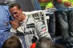 Foto zur News: Michael Schumacher (Mercedes) nach 2006 erstmals wieder auf dem Siegerpodest.