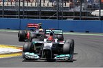 Gallerie: Michael Schumacher (Mercedes) und Lewis Hamilton (McLaren)